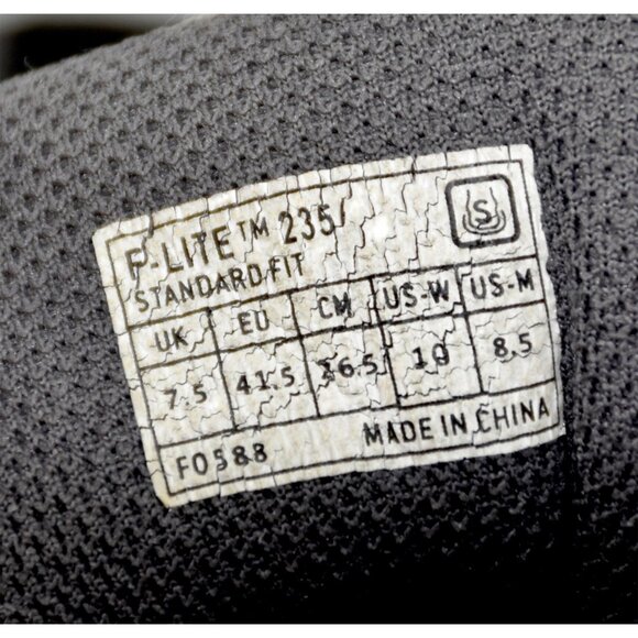 INOV 8 F-LITE 235 V2 UNISEX BLACK CROSS TRAINING SNEAKER. Men 8.5 / Women 10 - Picture 8 of 8